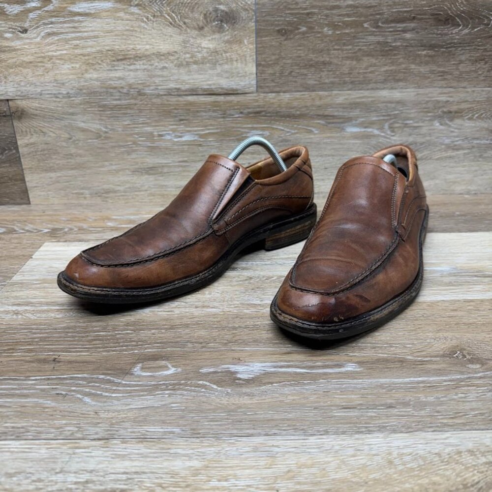 Ecco Windsor Brown Leather Loafers Men's Size EU 44